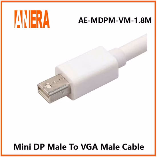 Anera Heißer Verkauf DP Display Port zu VGA Konverter Video Adapter Kabel 3m
