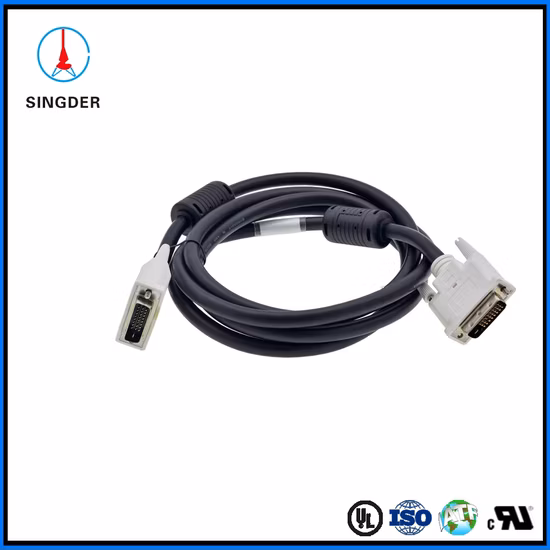 Kundenspezifisches DVI-VGA-Hochgeschwindigkeits-4K-HDMI-Multimedia-Computerkabel für Monitore